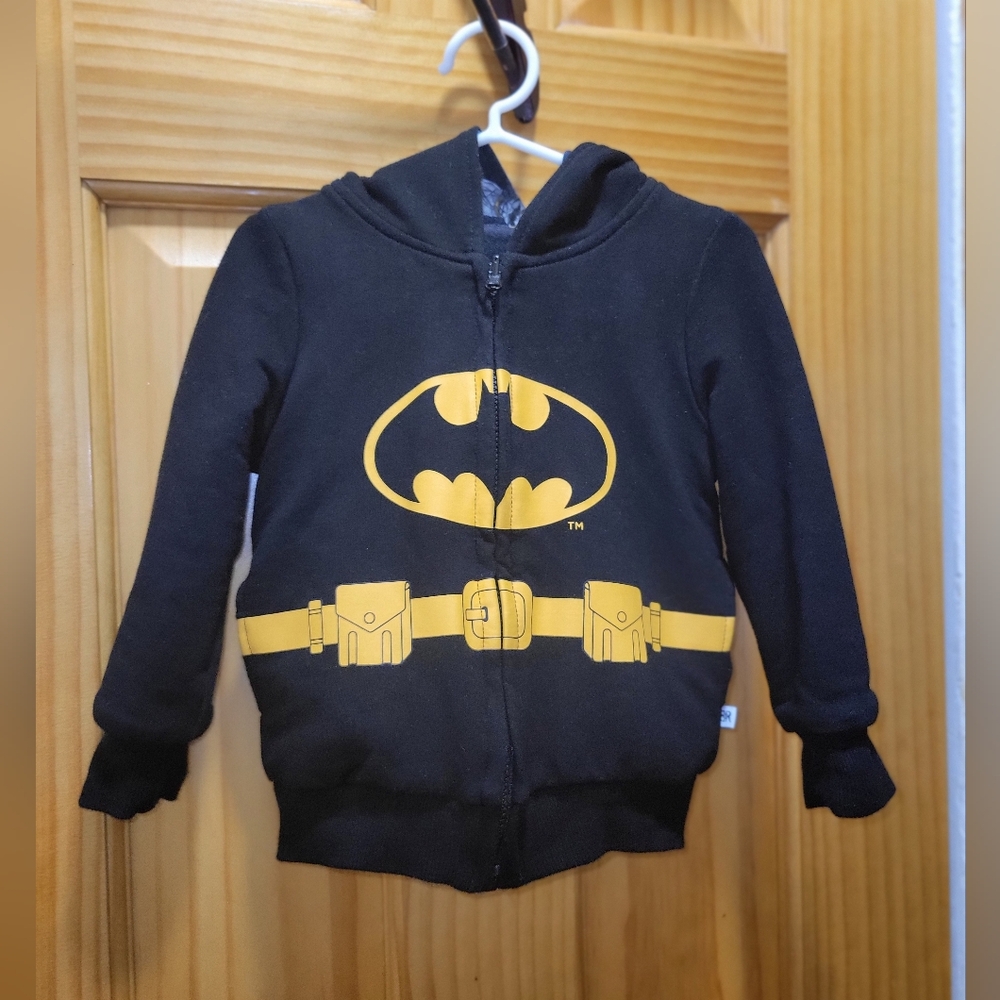 Bums And Roses Reversible Batman Jacket Size 12-18M - Picture 4 of 9